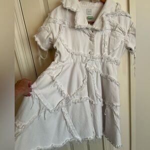 Ikumi White Denim Dress
